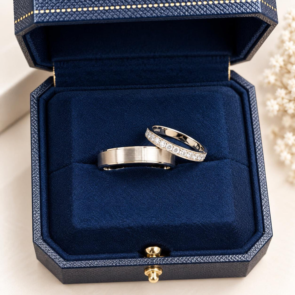 His & Hers Wedding Bands – Matching Wedding Ring Set
