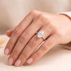 Oval Lab-Grown Diamond Solitaire Ring