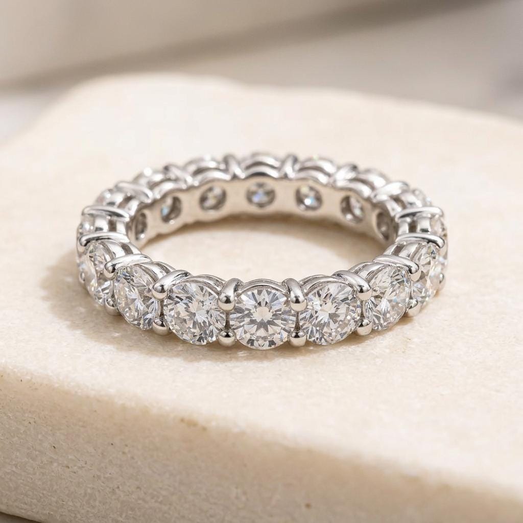 Round Diamond Eternity Band – Full Eternity Wedding Ring