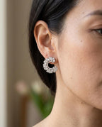 Marquise & Round Lab-Grown Diamond Hoop Earrings