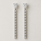 Pear Cut Diamond Drop Earrings