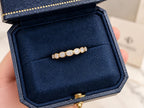 Oval Diamond Bezel Band – Seven Stone Ring