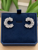 Marquise & Round Lab-Grown Diamond Hoop Earrings
