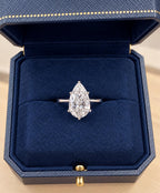 Pear Cut Diamond Engagement Ring – Solitaire