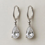 Pear Cut Lab-Grown Diamond Drop Earrings