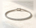Lab-Grown Diamond Tennis Bracelet – Round Cut