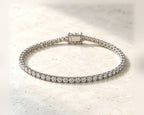 Lab-Grown Diamond Tennis Bracelet – Round Cut