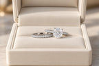 Cushion Cut Lab Grown Diamond Bridal Set