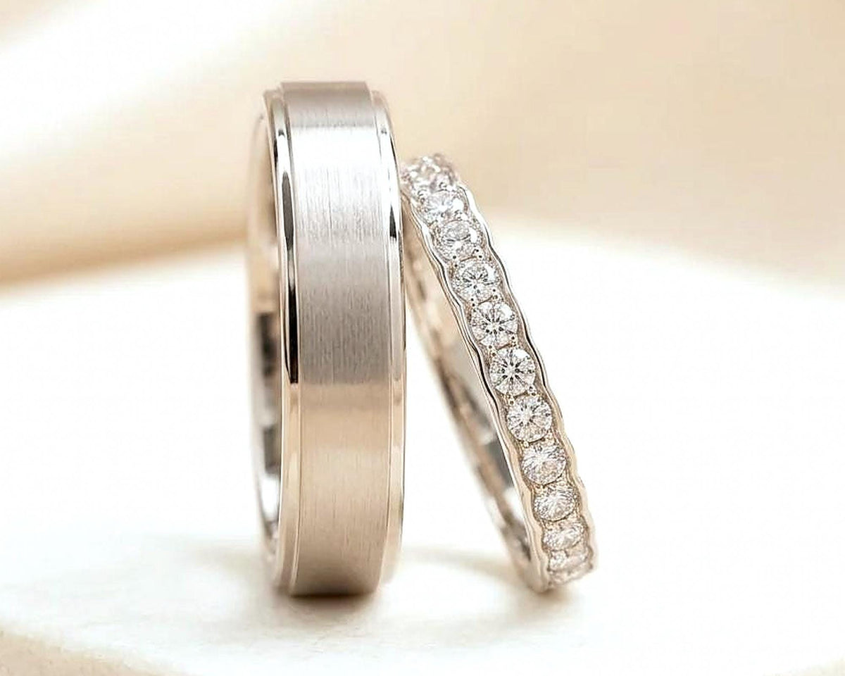 His & Hers Wedding Bands – Matching Wedding Ring Set