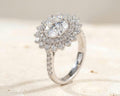 Round Diamond Engagement Ring – Floral Halo