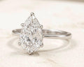 Pear Cut Diamond Engagement Ring – Solitaire