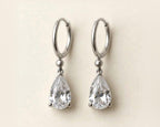 Pear Cut Lab-Grown Diamond Drop Earrings