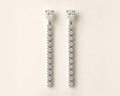 Pear Cut Diamond Drop Earrings