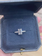Video of the Emerald Cut Diamond Engagement Ring – Pavé Solitaire
