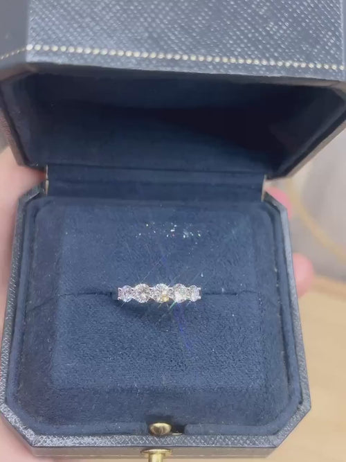 Video of the Five Stone Diamond Ring – Round Cut