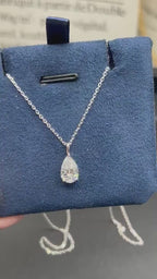 Video of the Pear Cut Diamond Solitaire Pendant