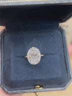 Video of the Oval Diamond Halo Engagement Ring