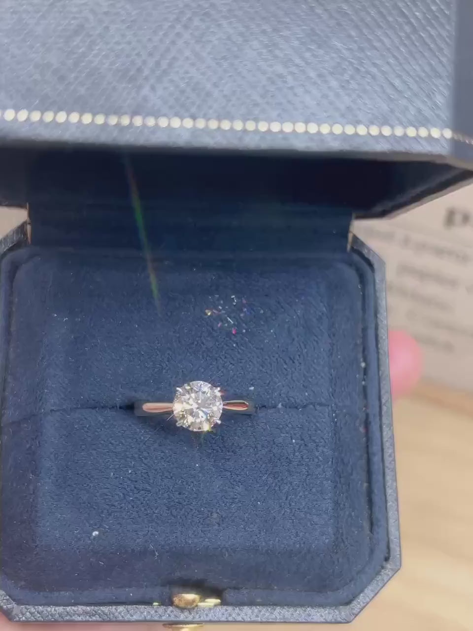 Video of the Round Solitaire Engagement Ring – Four Prong